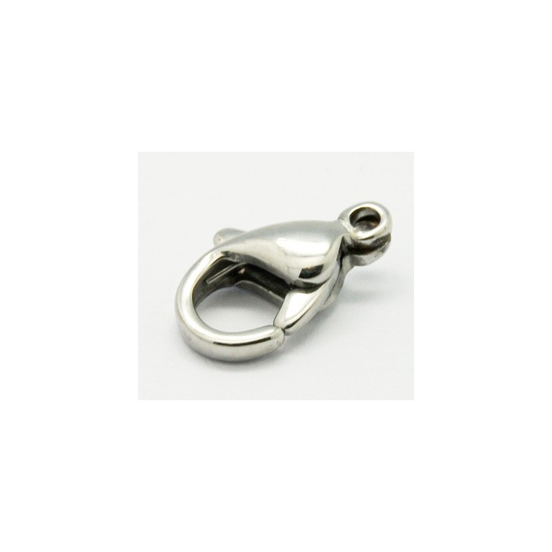 Mousqueton acier inoxydable 11 x 7 mm Mousqueton acier inoxydable 11 x 7 mm