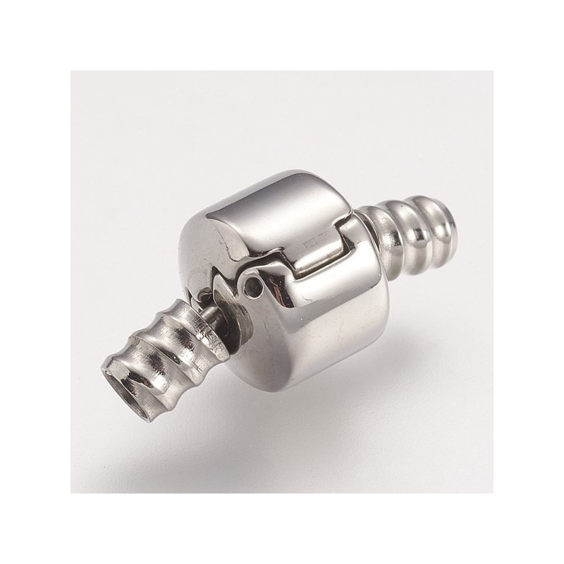 Fermoir clip et embouts en acier inoxydable pour bracelet, collier style Pandora classique, chaîne serpent ou style Pandora Fermoir clip et embouts en acier inoxydable pour bracelet, collier style Pandora classique, chaîne serpent ou style Pandora